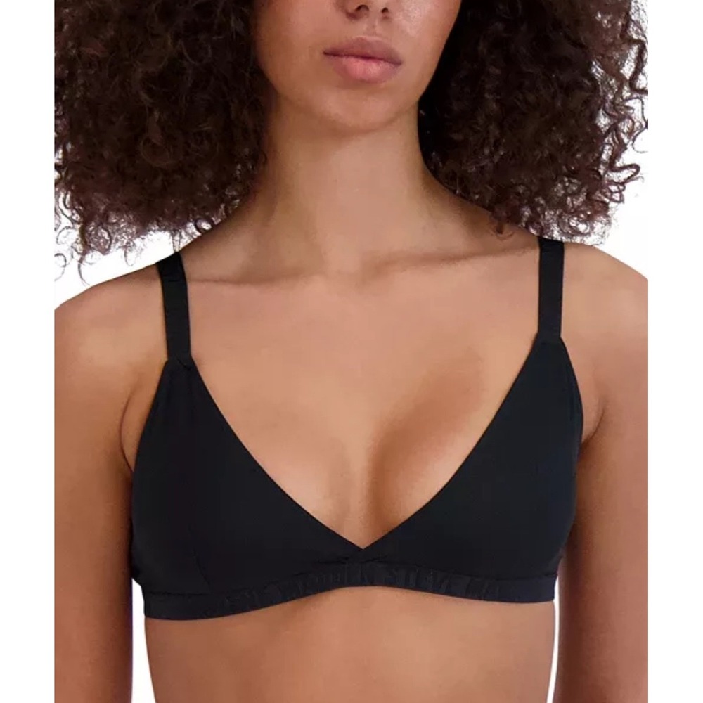 Steve Madden Bralette Top Size L Women's Black Triangle X Back NWT - Picture 1 of 5